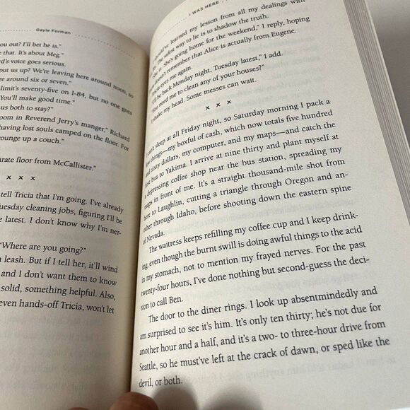 I Was Here by Gayle Forman Hardcover Book - Picture 8 of 8